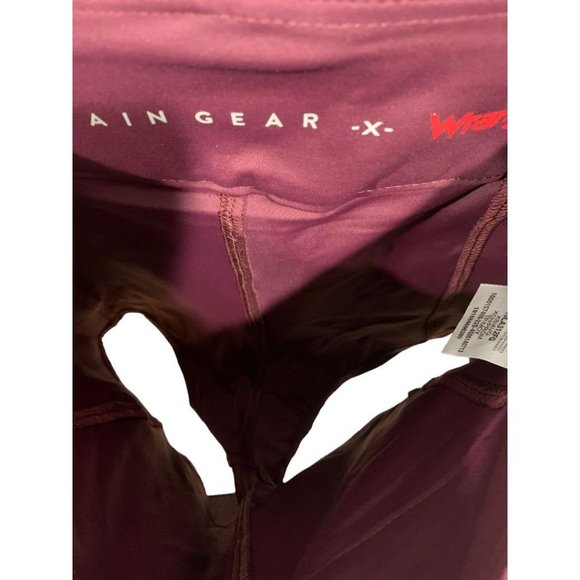 XS Wrangler All Terrain Gear Women's Shorts Pull On Pockets Merlot New - Picture 8 of 14